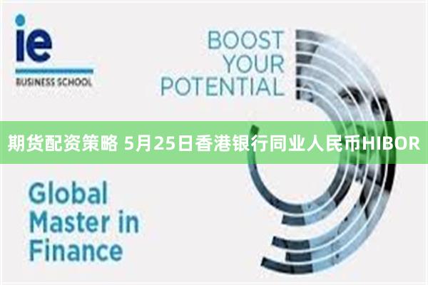 期货配资策略 5月25日香港银行同业人民币HIBOR