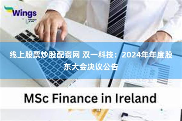 线上股票炒股配资网 双一科技：2024年年度股东大会决议公告