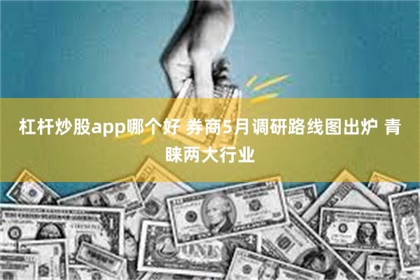 杠杆炒股app哪个好 券商5月调研路线图出炉 青睐两大行业