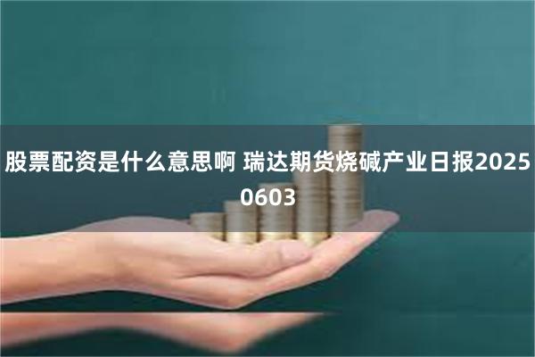 股票配资是什么意思啊 瑞达期货烧碱产业日报20250603