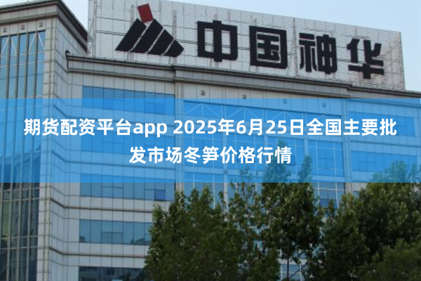 期货配资平台app 2025年6月25日全国主要批发市场冬笋价格行情