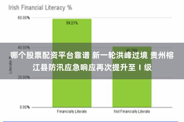 哪个股票配资平台靠谱 新一轮洪峰过境 贵州榕江县防汛应急响应再次提升至Ⅰ级