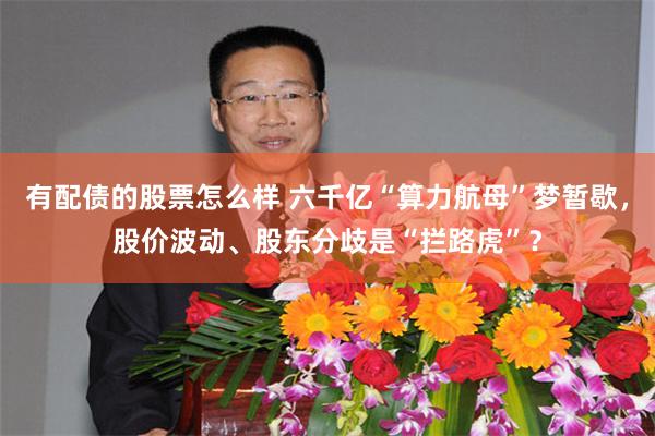 有配债的股票怎么样 六千亿“算力航母”梦暂歇，股价波动、股东分歧是“拦路虎”？